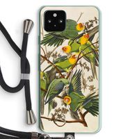 Carolinaparkiet: Pixel 5a 5G Transparant Hoesje met koord