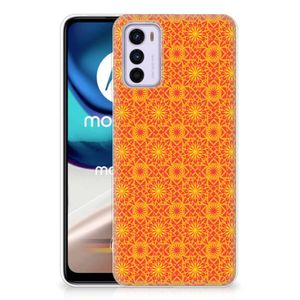 Motorola Moto G42 TPU bumper Batik Oranje