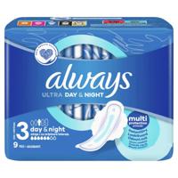 Always Always Maandverband Ultra Day & Night 9St - thumbnail