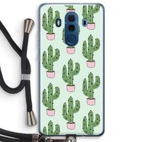 Cactus Lover: Huawei Mate 10 Pro Transparant Hoesje met koord