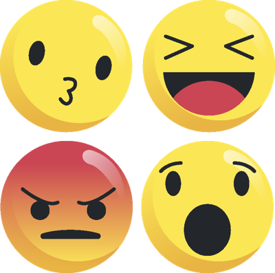 Onderzetters kusje emoji