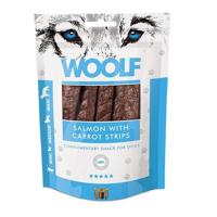 WOOLF Salmon with carrot strips - traktatie voor hond - 100g