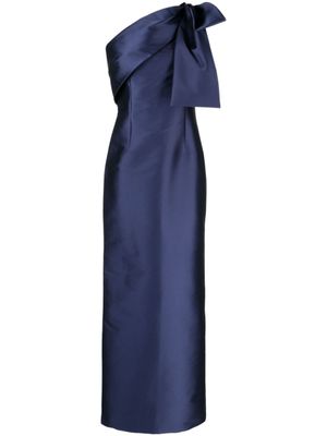 Sachin & Babi robe longue Bonnie à détail de nœud - Bleu