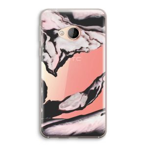 Roze stroom: HTC U Play Transparant Hoesje