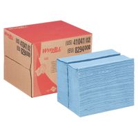 Poetsdoek WypAll X80 PowerClean 1-laags 28,2x42,70cm 160 vel draagdoos blauw 8294 - thumbnail