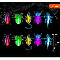 12 pc's glow critters en halloween trick or treat glow insect - glow sticks feestartikelen - glow in the dark feestartikelen (willekeurige stijl) Lightinthebox