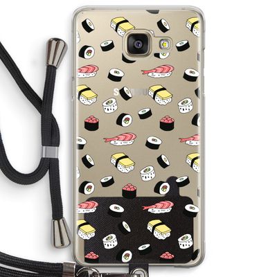 Sushi time: Samsung Galaxy A5 (2016) Transparant Hoesje met koord