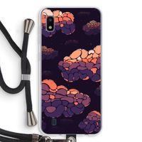 Patroon Wolken: Samsung Galaxy A10 Transparant Hoesje met koord