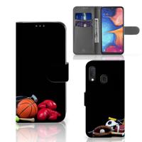 Samsung Galaxy A20e | Wallet Case | met Pasjes | Sports