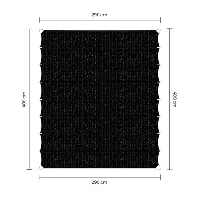 Sunfighter Wavesail zwart 2,9x4m.