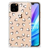 Doorzichtige Silicone Hoesje voor Apple iPhone 11 Pro Pinguïn