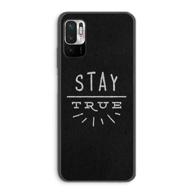 Stay true: Xiaomi Redmi Note 10 5G Transparant Hoesje