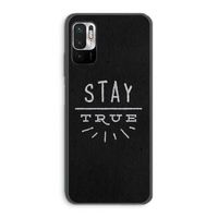 Stay true: Xiaomi Redmi Note 10 5G Transparant Hoesje