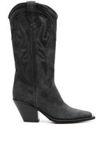 Sonora bottines Santa Fe en daim - Noir - thumbnail