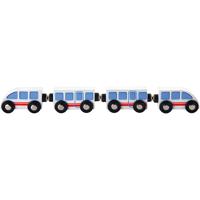 VIGA spoorwegaccessoires, treinpassagier, afm 310x72x36 mm, 4 onderdelen/ 1 set