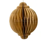 Kerstornament Ui Papier Ø30cm Zand