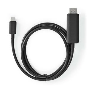 Nedis USB-C Adapter | USB-C Male naar HDMI | 2 m | 1 stuks - CCGP64655BK20 CCGP64655BK20