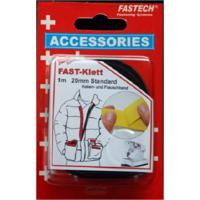 FASTECH® 680-330C Klittenband Om op te naaien Haak- en lusdeel (l x b) 1000 mm x 20 mm Zwart 1 paar - thumbnail