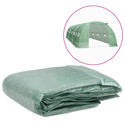 VidaXL Kashoes vervangend (24 m²) 400x600x200 cm groen