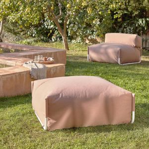 Kave Home Modulaire Outdoor Bank 'Square' Poef, kleur Terracotta