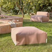 Kave Home Modulaire Outdoor Bank 'Square' Poef, kleur Terracotta