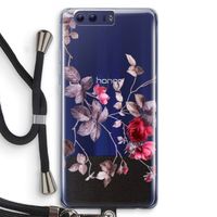 Mooie bloemen: Honor 9 Transparant Hoesje met koord