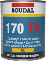 Soudal 170 TX Gel - Contactlijm | 5 L - 125779 Soudal 170 TX Gel - Contactlijm | 5 L - 125779