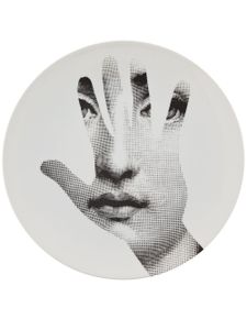 Fornasetti assiette "Tema e variazioni" - Blanc