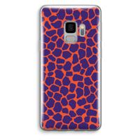 Purple Giraffe: Samsung Galaxy S9 Transparant Hoesje