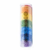 Geurkaars Stearine 7 Chakra&apos;s (100 Branduren)
