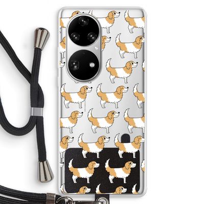 Doggy: Huawei P50 Pro Transparant Hoesje met koord