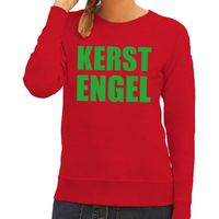 Foute kersttrui Kerst Engel rood voor dames Foute kersttrui Kerst Engel rood voor dames