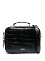 Polo Ralph Lauren sac Polo ID en cuir - Noir