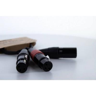 Cordial EY 0,3 MFF XLR Y-adapter [1x XLR-stekker 3-polig - 2x XLR-bus 3-polig] 0.30 m Zwart