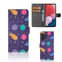 Samsung Galaxy A13 (4G) | Wallet Case | met Pasjes | Space Samsung Galaxy A13 (4G) | Wallet Case | met Pasjes | Space