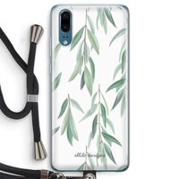 Branch up your life: Huawei P20 Transparant Hoesje met koord