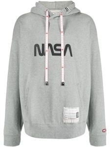 Maison MIHARA YASUHIRO hoodie en coton biologique à imprimé Nasa NASA - Gris