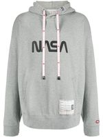 Maison MIHARA YASUHIRO hoodie en coton biologique à imprimé Nasa NASA - Gris - thumbnail