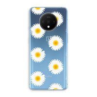 Margrietjes: OnePlus 7T Transparant Hoesje Margrietjes: OnePlus 7T Transparant Hoesje