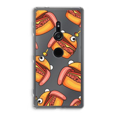 Hamburger: Sony Xperia XZ2 Transparant Hoesje