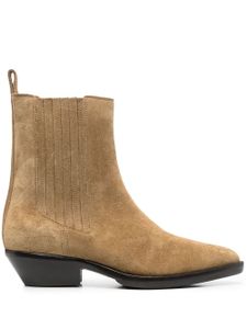 ISABEL MARANT bottines d'inspiration western Delena - Tons neutres