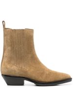 ISABEL MARANT bottines d'inspiration western Delena - Tons neutres - thumbnail