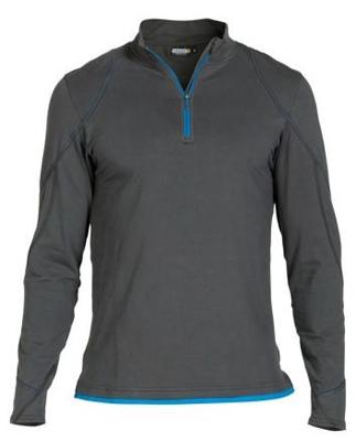 DASSY t-shirt sonic lange mouw grijs/blauw s
