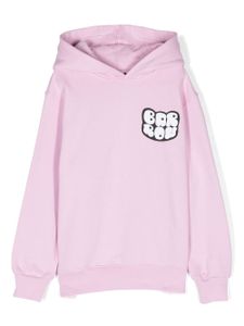 Barrow kids hoodie en coton à logo imprimé - Rose