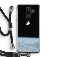 Alone in Space: Samsung Galaxy J8 (2018) Transparant Hoesje met koord