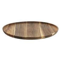 Secret de gourmet Serveerplank - acacia hout - D38 cm - rond - borrelplank
