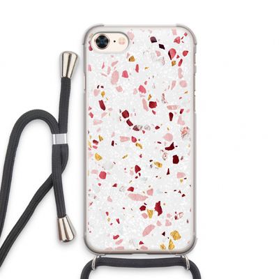 Terrazzo N°9: iPhone 7 Transparant Hoesje met koord