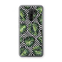 Geometrische jungle: Xiaomi Redmi 9 Transparant Hoesje