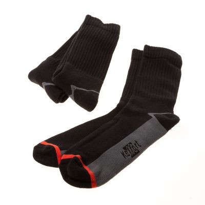 Werksokken techn.zwart/grijs 44/48 (3-pack)