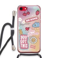 Positivity: iPhone SE 2020 Transparant Hoesje met koord